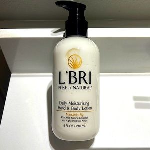 L’BRI daily moisturizing hand and body lotion. Mandarin Fig. Unopened.